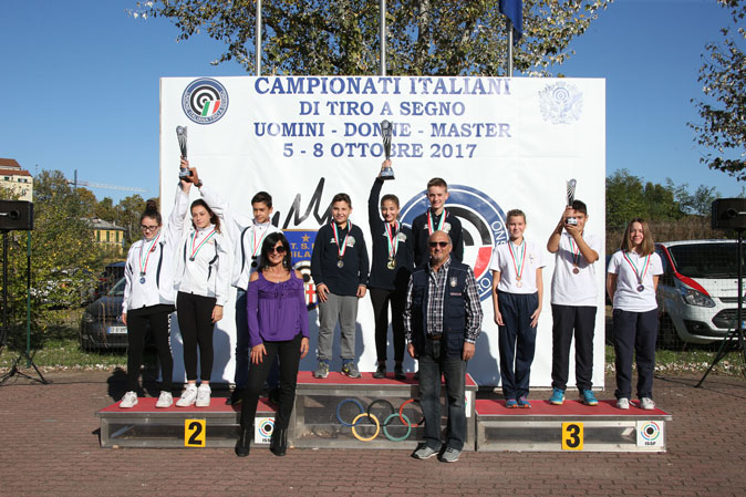 Finali-Camp.-Italiani-Giovani Milano-2017 C10-All-Candela-Squadra-Campione-d'Italia-(Del-Tito-A---Marrese-M.T.---Santoro-T)-rid