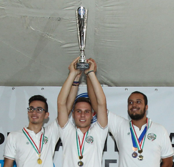 Finali-Camp.-Italiani-Giovani Roma-2017 Candela-Squadra-Campione-d'Italia-in-PS-JU-(Chiummarulo-M---Lapenda-F---Ippolito-A)-rid